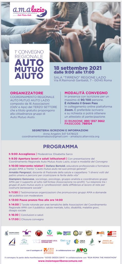 1° Convegno Regionale AUTO MUTUO AIUTO