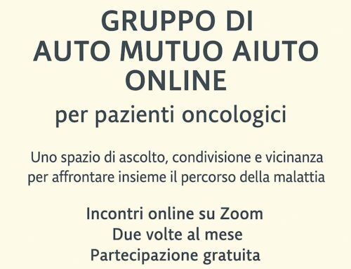 Gruppo di AUTO  MUTUO  AIUTO ONLINE per pazienti oncologici